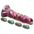 Creature Cocks Larva - Alien-Dildo mit Oviposition (Regenbogen)