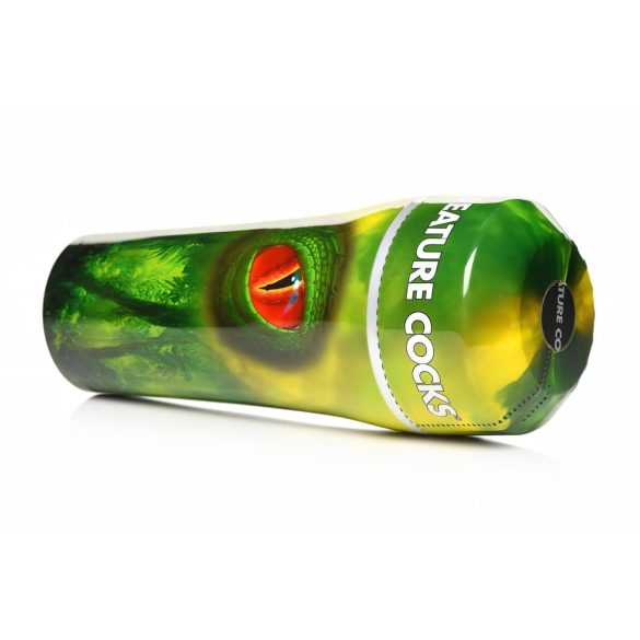 Creature Cocks Raptor - Reptilienkünstlermuschiehülle (schwarz-grün)