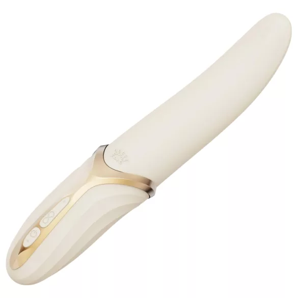 Zalo Eve - Akku-Heiz-Vibrator mit Rotation (weiß)