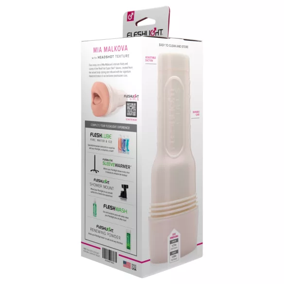 Fleshlight Mia Malkova - naturgetreuer Mund-Masturbator (Natur)