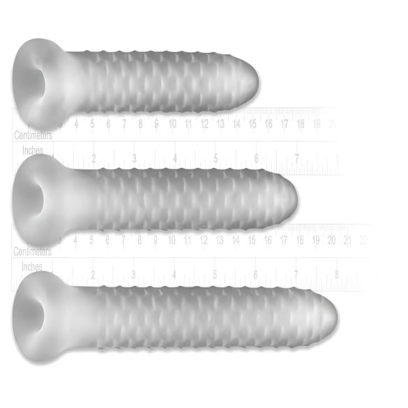 Fat Boy Checker Box - Penishülle (15cm) - weiß