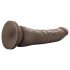 Dr. Skin 8,5" - Realistischer Saugnapf-Dildo - Braun (20,5cm)