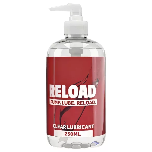 Reload - transparenter, wasserbasierter Gleitgel im Pumpflakon (250 ml)