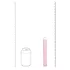 Loveline - gerader Glasvibrator (rosa)