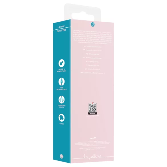 Loveline - G-Punkt Glasvibrator (rosa)