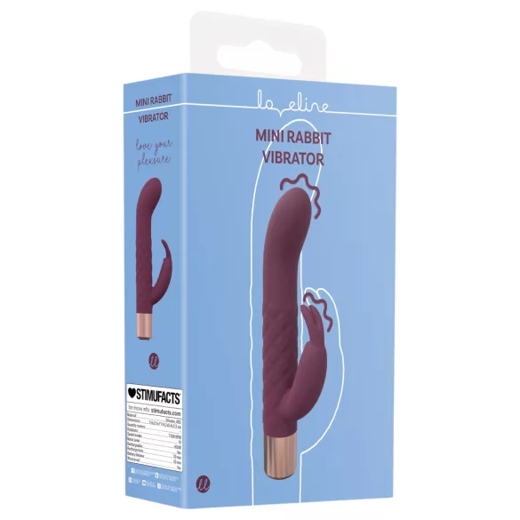 Loveline - Mini-Vibrator mit Häschen (rot)