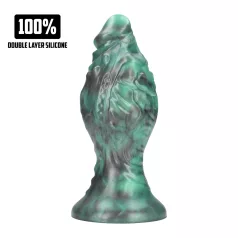 Autsch! Space Born - Silikon-Analplug (grün-schwarz)