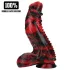 Autsch! Dark Lycan Spawn - Silikon-Fantasiedildo (rot-schwarz)
