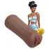 XKIN Beauty Queen Lulu - realistische Kunstvagina-Masturbator (dunkel naturfarben)