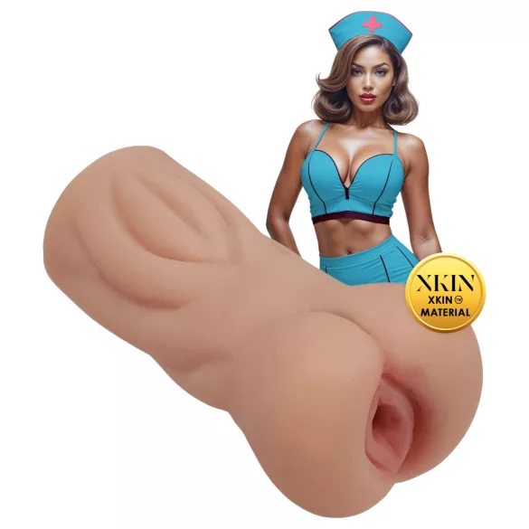 XKIN Naughty Nurse Trixie - naturgetreuer Masturbator mit Kunstvagina (naturfarben)