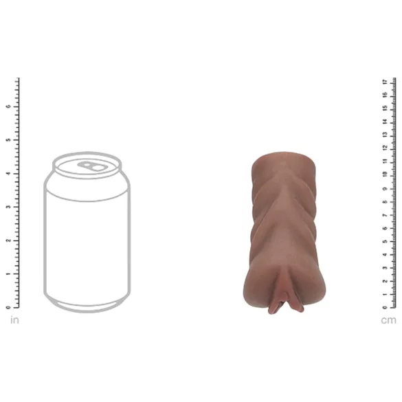XKIN Next Door Amani - lebensechter Vaginalmasturbator (dunkles Natur)