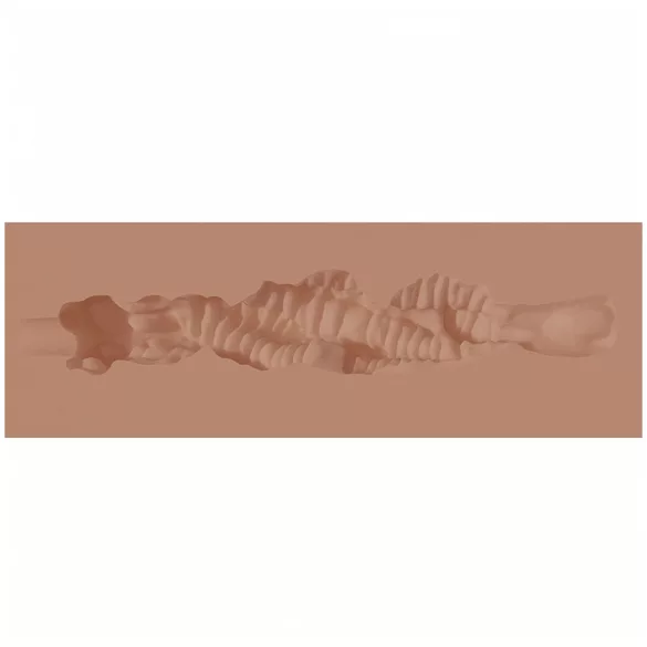 XKIN - künstlicher Mund-Masturbator - S (dunkel natur)