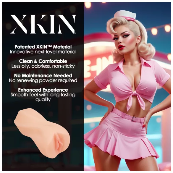 XKIN Cutie Darla - lebensechter Kunstvagina-Masturbator (natur)