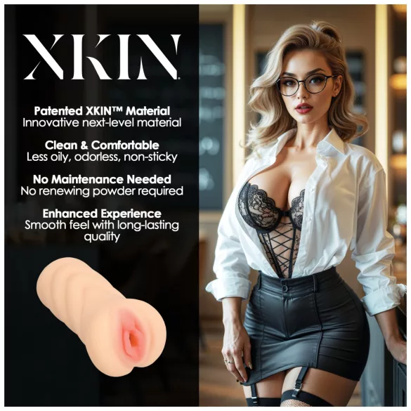 XKIN Teacher Ms Jenny - lebensechter Kunstvagina-Masturbator (naturfarben)