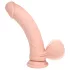 RealRock - naturgetreuer Vibrator mit doppelter Dichte (hautfarben) - 15 cm