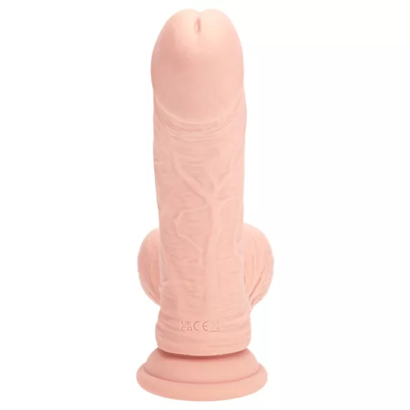 RealRock - naturgetreuer Vibrator mit doppelter Dichte (hautfarben) - 15 cm