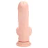 RealRock - naturgetreuer Vibrator mit doppelter Dichte (hautfarben) - 15 cm