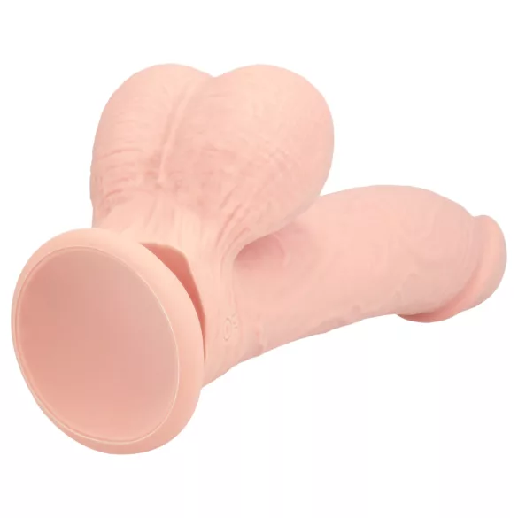 RealRock - naturgetreuer Vibrator mit doppelter Dichte (hautfarben) - 15 cm