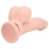 RealRock - naturgetreuer Vibrator mit doppelter Dichte (hautfarben) - 15 cm
