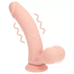   RealRock - lebensechter Vibrator mit doppelter Dichte (hautfarben) - 20 cm