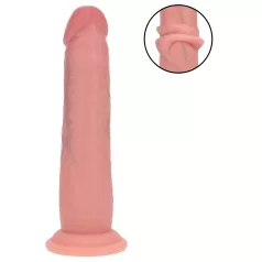   RealRock - realistisch wirkender Dildo mit doppelter Dichte (hautfarben) - 18,5 cm