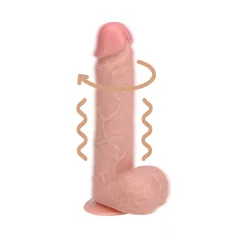 REALROCK - Drehvibrator - Hautfarben (20,5 cm)