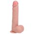 REALROCK - Saugnapf Stoßvibrator - natur (20,5cm)