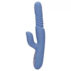 Loveline - wärmender Stoßvibrator (blau)