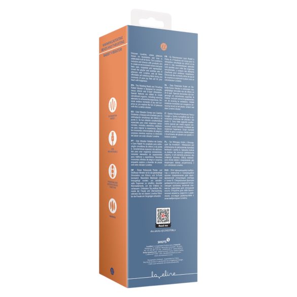 Loveline - Wärmender Stoß Vibrator (Blau)