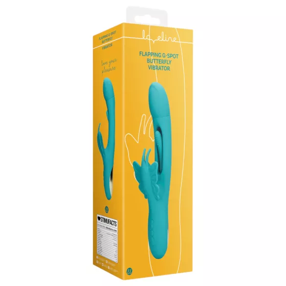 Loveline - Schmetterling Zungenvibrator (türkis)
