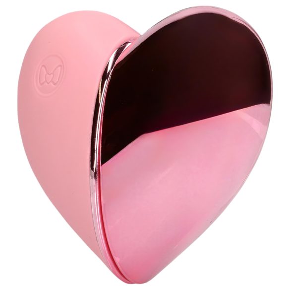 Loveline Tapping Heart - wiederaufladbarer Klitorisstimulator (pink)