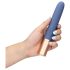 Loveline Travel - Akku-Vibrator mit Gleitmittelbehälter (Blau)