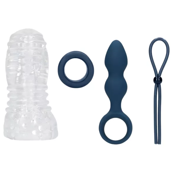 Loveline (S)explore - Sexspielzeug-Set für Männer (blau)