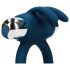 Loveline - Hasen-Vibrationsring (blau)