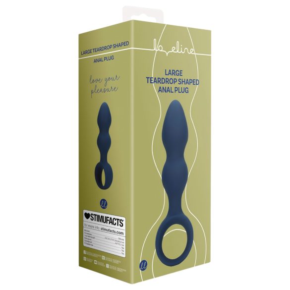 Loveline - Ring anal Plug - Groß (Blau)