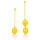 Loveline - Silikon Geishakugel Set - 2-teilig (gelb)