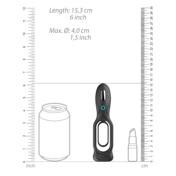No.88 - Vibrations-Penisring (schwarz)