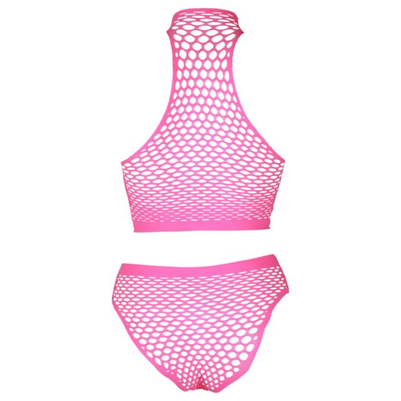 Ouch! - Leuchtendes Dessous-Set (Pink)