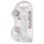 REALROCK - realistischer Dildo, transparent (19cm)