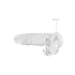 RealRock - transparenter, naturgetreuer Dildo (transparent, 22 cm)