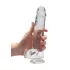 RealRock - transparenter, naturgetreuer Dildo (transparent, 22 cm)