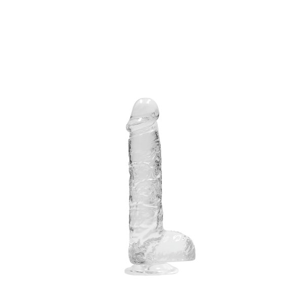 REALROCK - transparentes realitätsgetreues Dildo - transparent (15cm)