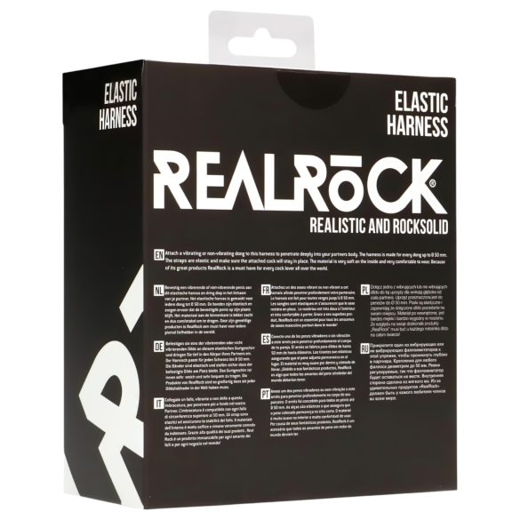 REALROCK Elastisch - Strap-on Slip (schwarz)