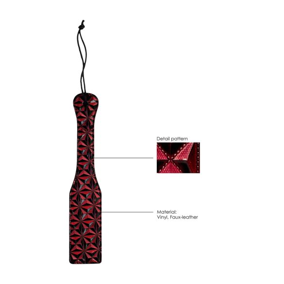 Ouch - Diamantmuster Paddel (rot)