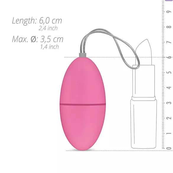 Easytoys - 7-Rhythmus Funkvibrations-Ei (Pink)