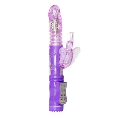Easytoys Butterfly - rotierender Stoßvibrator (Lila)