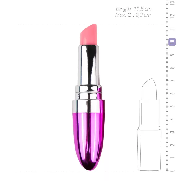 Easytoys Lipstick - wasserdichter Lippenstift-Vibrator (pink)