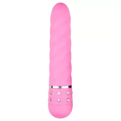 Easytoys Diamond - gedrehter Stabvibrator (pink)