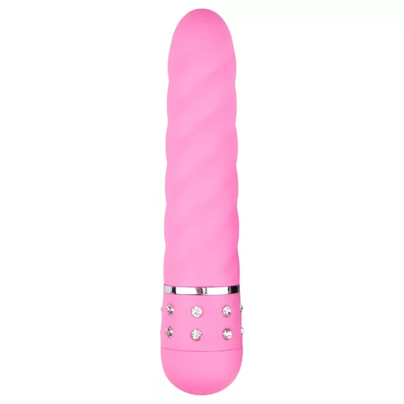 Easytoys Diamond - gedrehter Stabvibrator (pink)