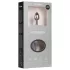Easytoys Fox NO5 - Metall Anal Plug mit Fuchsschwanz (Silber-Silber)